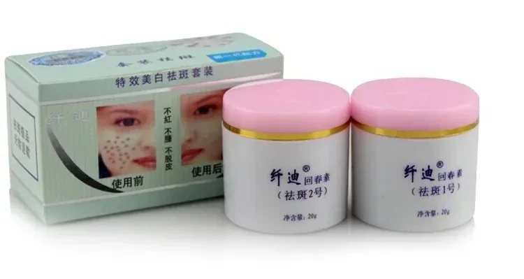 Qian DI 2 шт./компл. отбеливающий крем для лица, удаление мелазмы, веснушки, пятна, солнечные ожоги, крем для ухода за кожей
Qian DI 2 шт./компл. отбеливающий крем для лица, удаление мелазмы, веснушки, пятна, солнечные ожоги, крем для ухода за кожей