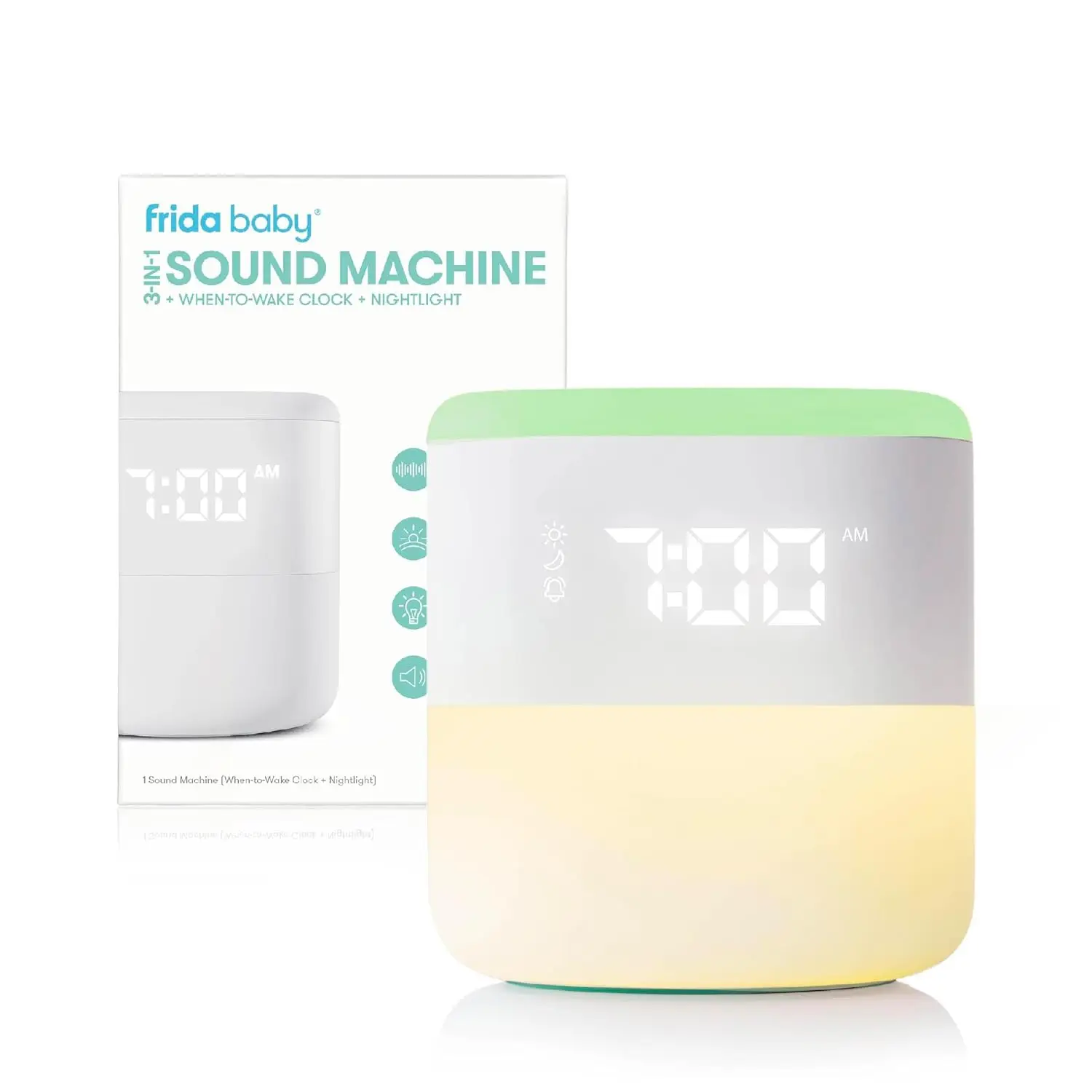 3-in-1 Sunrise Alarm Clock with Sound Machine & Nightlight for Kids - Bluetooth, White Noise, Sleep Trainer
3-in-1 Sunrise Alarm Clock with Sound Machine & Nightlight for Kids - Bluetooth, White Noise, Sleep Trainer