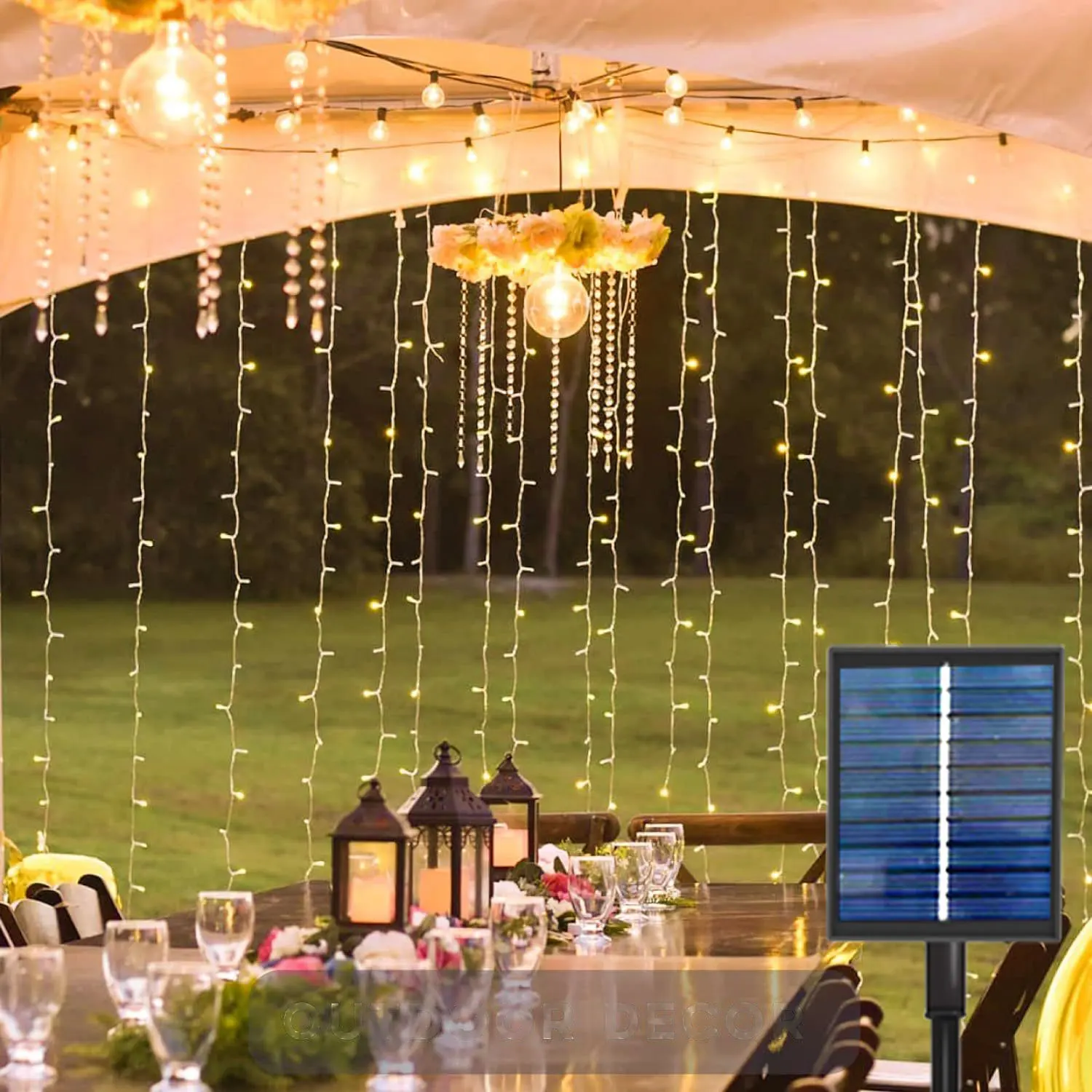 Solar Curtain Lights LED Outdoor Waterproof Fairy Light with 8 Modes for Bedroom Wedding Christmas Ramadan Home Decoration 2025
Solar Curtain Lights LED Outdoor Waterproof Fairy Light with 8 Modes for Bedroom Wedding Christmas Ramadan Home Decoration 2025