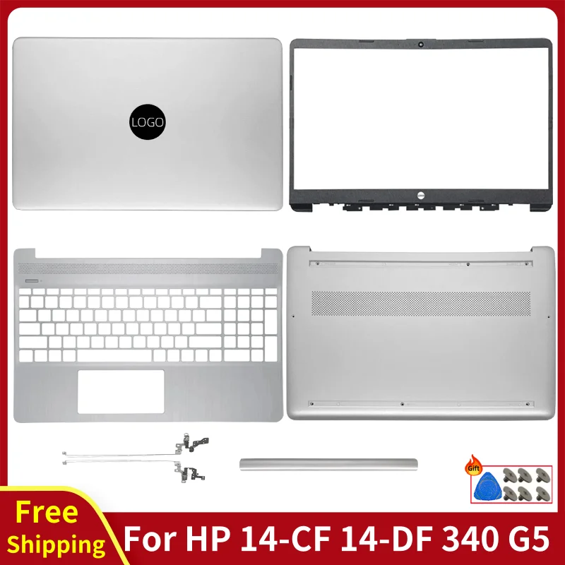 For HP 14-CF 14-DF 14-DK 14-DP 14S-CR 14S-CF 340 G5 Laptop LCD Back Cover Front Bezel Palmrest keyboard Bottom Case Hinge Silver
For HP 14-CF 14-DF 14-DK 14-DP 14S-CR 14S-CF 340 G5 Laptop LCD Back Cover Front Bezel Palmrest keyboard Bottom Case Hinge Silver