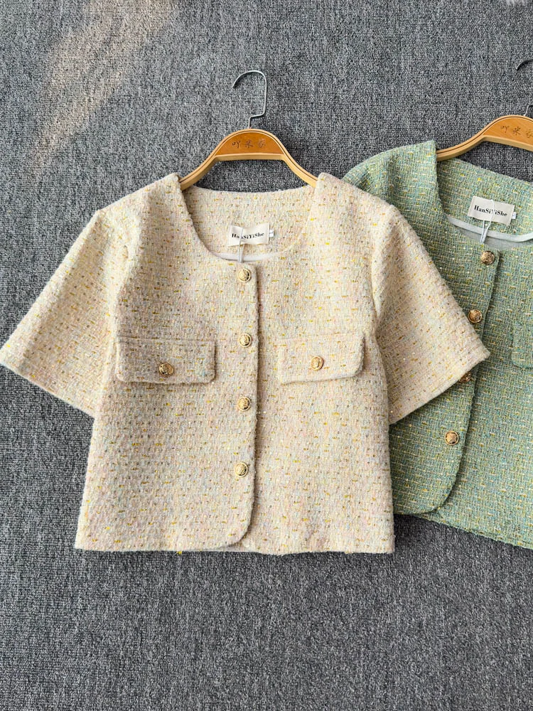 Slimming Effect ort Sve Single Button Women's Jaet Commute Sle Faionable Summer New Arrival Premium Feel Slim Fit ...
Slimming Effect ort Sve Single Button Women's Jaet Commute Sle Faionable Summer New Arrival Premium Feel Slim Fit ...