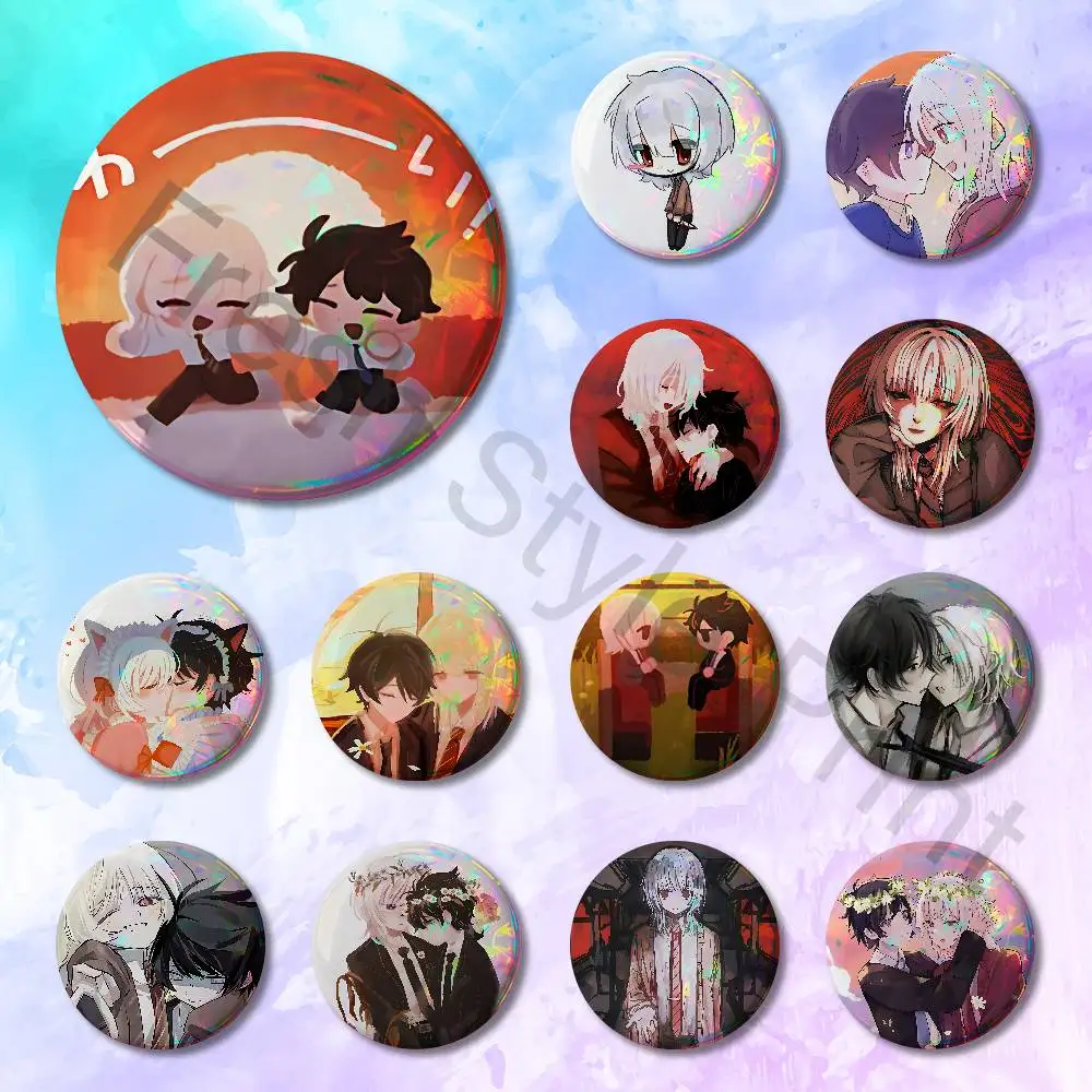 Game S-Saihate S-Station Pins 58mm Cute Cartoon Badge Handmade Brooches for Backpack Accessories
Game S-Saihate S-Station Pins 58mm Cute Cartoon Badge Handmade Brooches for Backpack Accessories