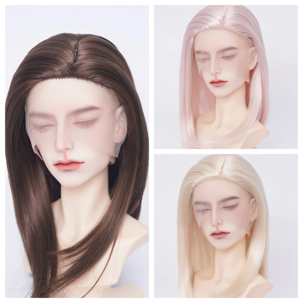 BJD doll wig suitable for 1/3 size cute doll wig soft silk flat tip shawl hair inner button BJD doll wig 1/3 doll accessories
BJD doll wig suitable for 1/3 size cute doll wig soft silk flat tip shawl hair inner button BJD doll wig 1/3 doll accessories