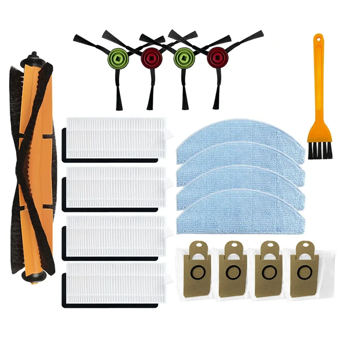 A04V For G2 G2D Robot Vacuum Spare Parts Main Brush Side Brush Hepa Filter Mop Rag Dust Bag
A04V For G2 G2D Robot Vacuum Spare Parts Main Brush Side Brush Hepa Filter Mop Rag Dust Bag