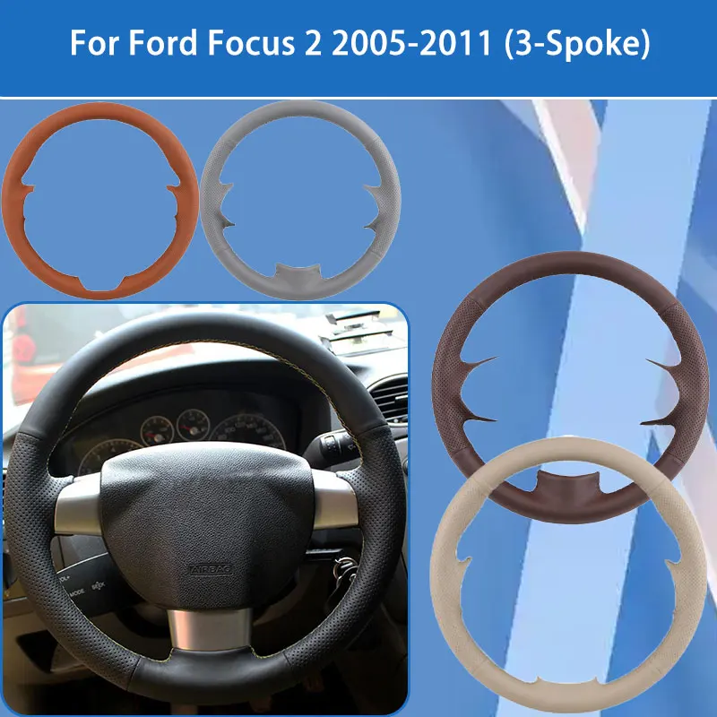 Custom Artificial Leather DIY Car Steering Wheel Cover For Ford Focus 2 2005-2011 OEM Automotive Grip Anti Slip Breathable
Custom Artificial Leather DIY Car Steering Wheel Cover For Ford Focus 2 2005-2011 OEM Automotive Grip Anti Slip Breathable