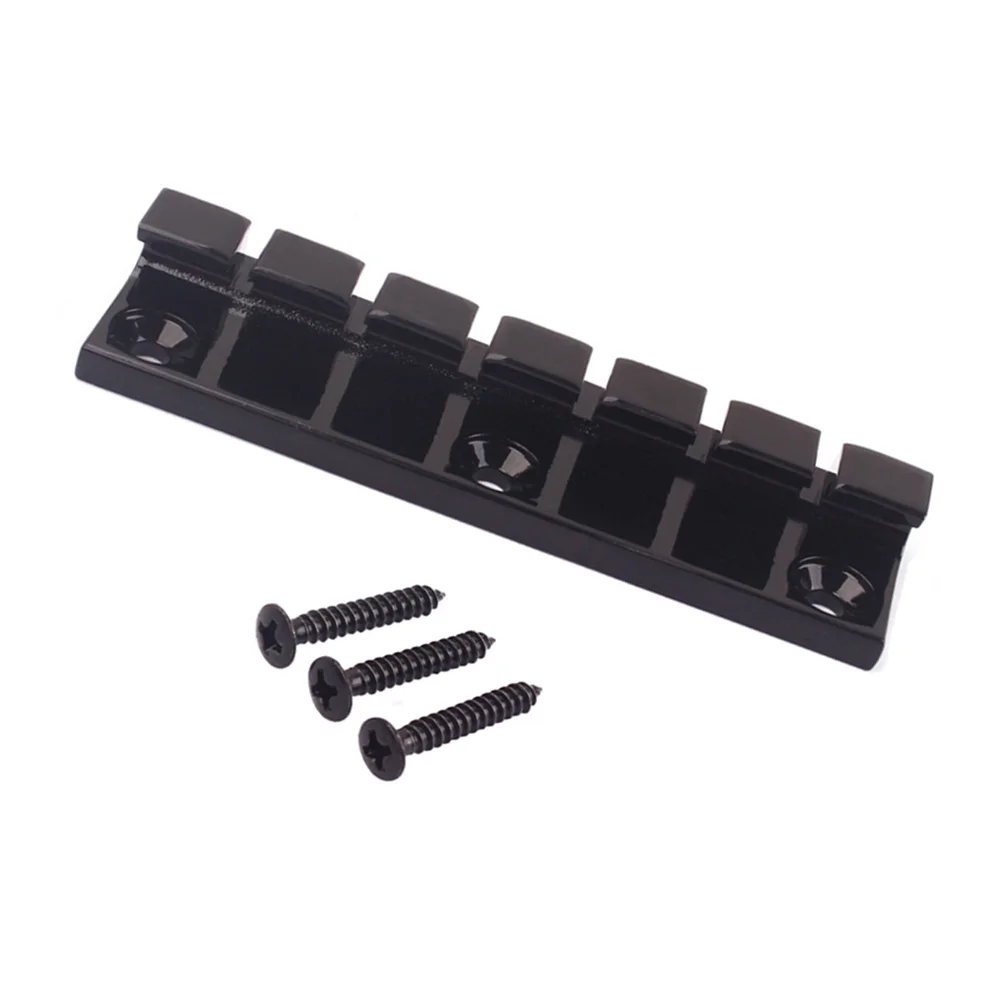 6 Strings Fixed Saddle Bridge Non-tremolo Hardtail Bridge for Electric Guitar Replacement Parts Accessories (Black)
6 Strings Fixed Saddle Bridge Non-tremolo Hardtail Bridge for Electric Guitar Replacement Parts Accessories (Black)