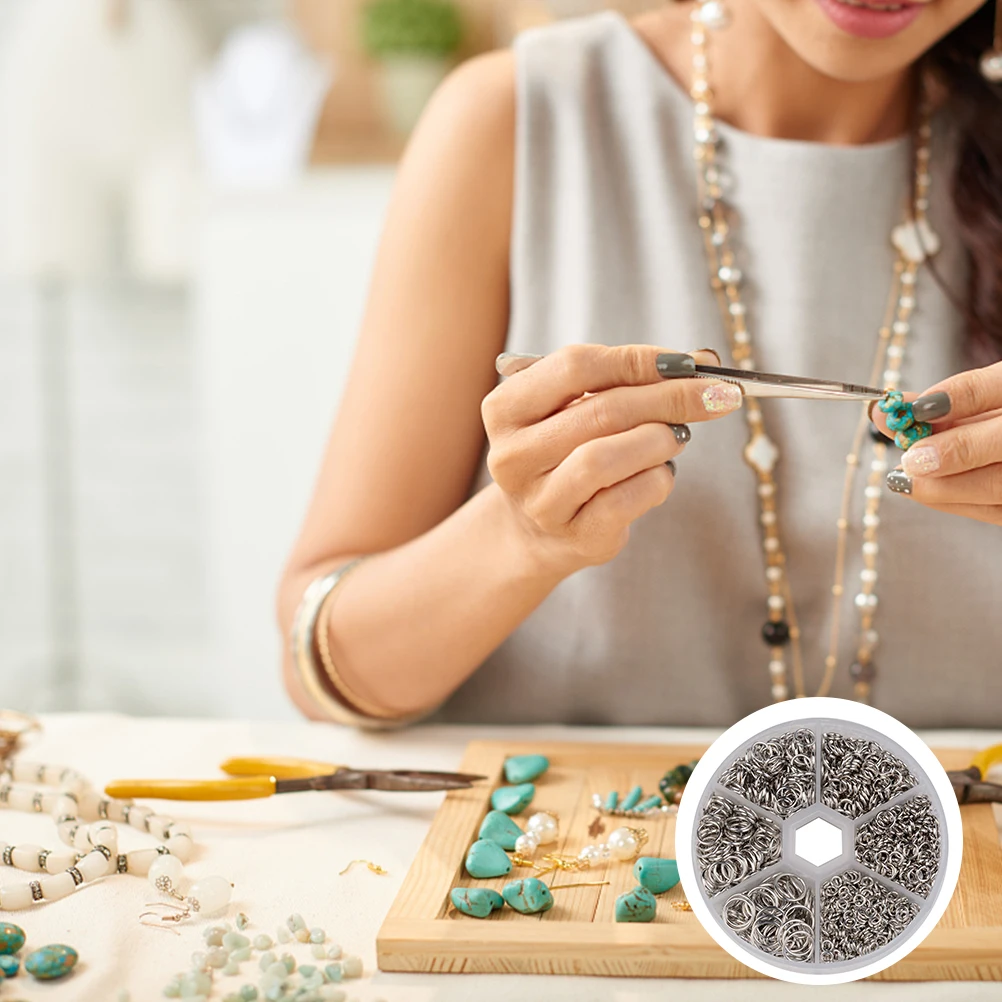 1 set 1 Set Jewelry Accessories Diy Open Jump Rings Silver Iron Hanging Buckle Storage Case Jewelry Making Supplies Sizes Sorted
1 set 1 Set Jewelry Accessories Diy Open Jump Rings Silver Iron Hanging Buckle Storage Case Jewelry Making Supplies Sizes Sorted