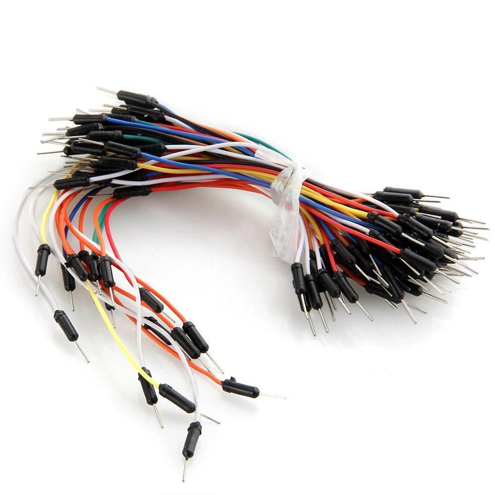 65pcs Male To Male Flexible Breadboard Jump Cable Wires 11.5-25Cm Reusable Durable Solderless Electronic Project Accessories
65pcs Male To Male Flexible Breadboard Jump Cable Wires 11.5-25Cm Reusable Durable Solderless Electronic Project Accessories