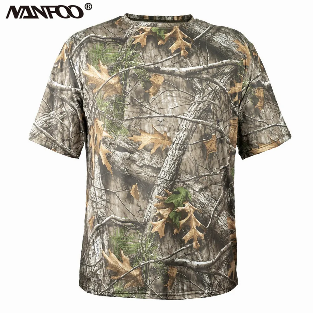 Summer Soft Comfortable Breathable Bionic Camouflage Hunting Fishing Under-Shirt Round Collar Short-Sleeved Men's Sports Shirt
Summer Soft Comfortable Breathable Bionic Camouflage Hunting Fishing Under-Shirt Round Collar Short-Sleeved Men's Sports Shirt
