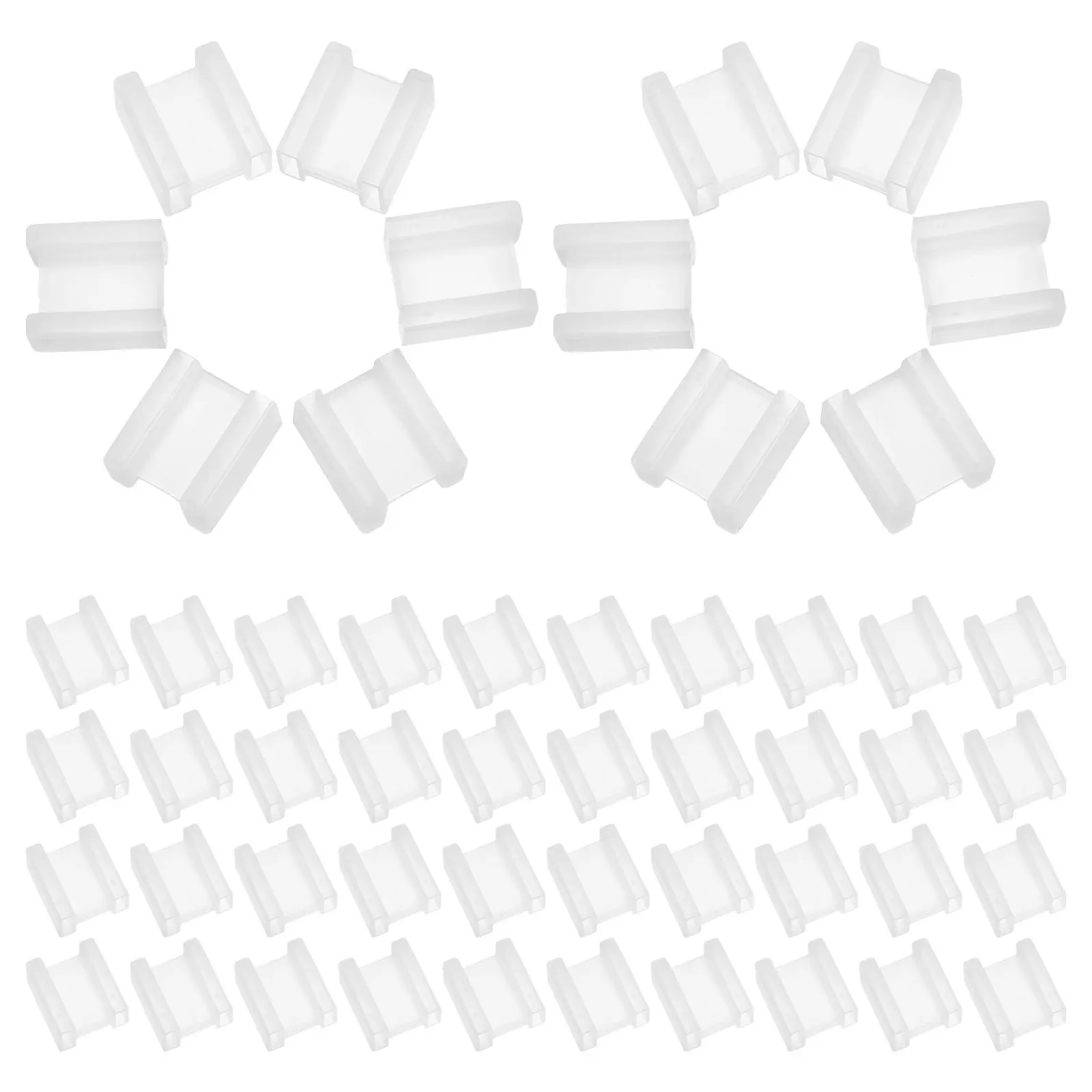 100Pcs Plug Foot Protector Outlet Safety Cover Power Plug Shield Cap Electrical Socket Protector for Kids Home Office Garage
100Pcs Plug Foot Protector Outlet Safety Cover Power Plug Shield Cap Electrical Socket Protector for Kids Home Office Garage