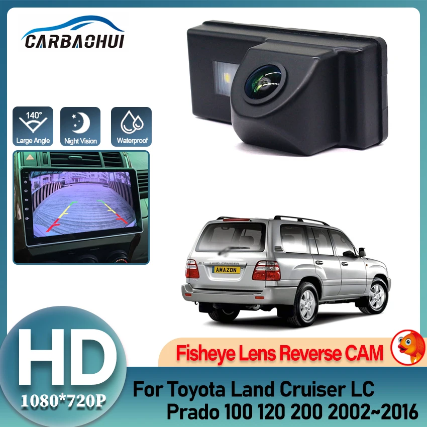 HD 1080P 140-градусная камера заднего вида с объективом «рыбий глаз» для Toyota Land Cruiser LC Prado 100 120 200 2002 ~ 2014 2015 2016
HD 1080P 140-градусная камера заднего вида с объективом «рыбий глаз» для Toyota Land Cruiser LC Prado 100 120 200 2002 ~ 2014 2015 2016