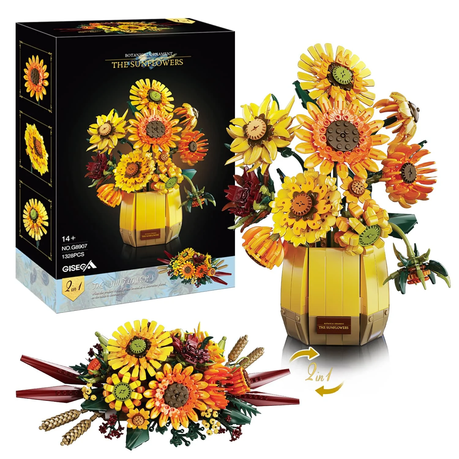 Adult Sunflowers Building Set Van Gogh Art Botanical Collection for Women Girls Home Decor Ideal Valentine Or Christmas Gift
Adult Sunflowers Building Set Van Gogh Art Botanical Collection for Women Girls Home Decor Ideal Valentine Or Christmas Gift