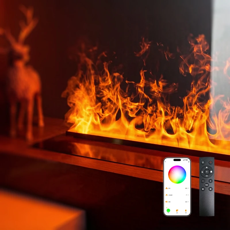 Custom Recessed Built-in 3D Steam Mist Electric Fireplace 64 RGB Flame Auto Water Refill with Humidifier Home Ornament
Custom Recessed Built-in 3D Steam Mist Electric Fireplace 64 RGB Flame Auto Water Refill with Humidifier Home Ornament