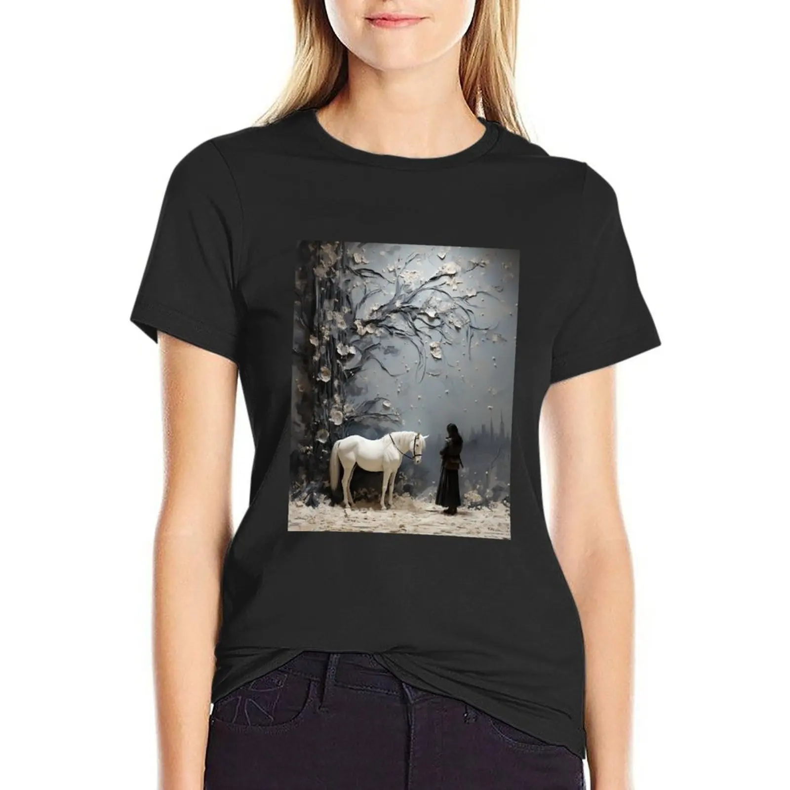 Animal Pattern: Horse T-Shirt animal prinfor Female clothing animal print graphics Women t-shirts
Animal Pattern: Horse T-Shirt animal prinfor Female clothing animal print graphics Women t-shirts