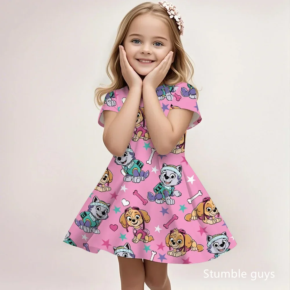Summer Girls Paw Patrol Dress Cute Cartoon Print Casual Loose Beach Sundress Soft Breathable Lightweight Comfortable Kids Dress
Summer Girls Paw Patrol Dress Cute Cartoon Print Casual Loose Beach Sundress Soft Breathable Lightweight Comfortable Kids Dress