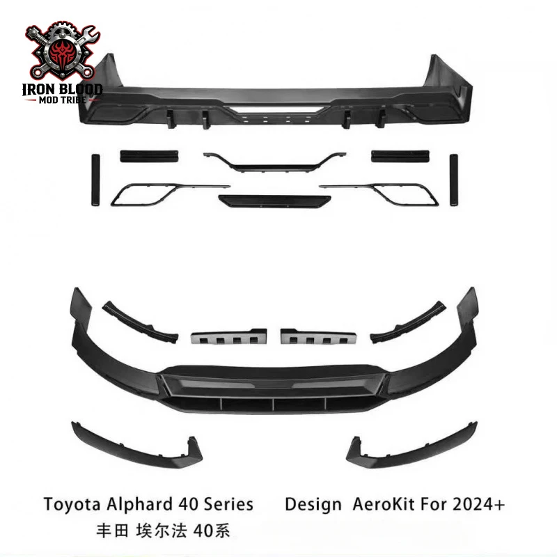 Suitable for Toyota Alphard 40 Series Design Kit 2024+
Suitable for Toyota Alphard 40 Series Design Kit 2024+