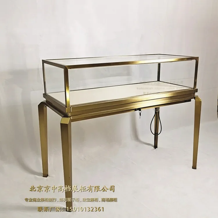 Stainless Steel Display Cabinet Custom Removable Jewelry Diamond Glass Cabinet with Wheel Lock
Stainless Steel Display Cabinet Custom Removable Jewelry Diamond Glass Cabinet with Wheel Lock