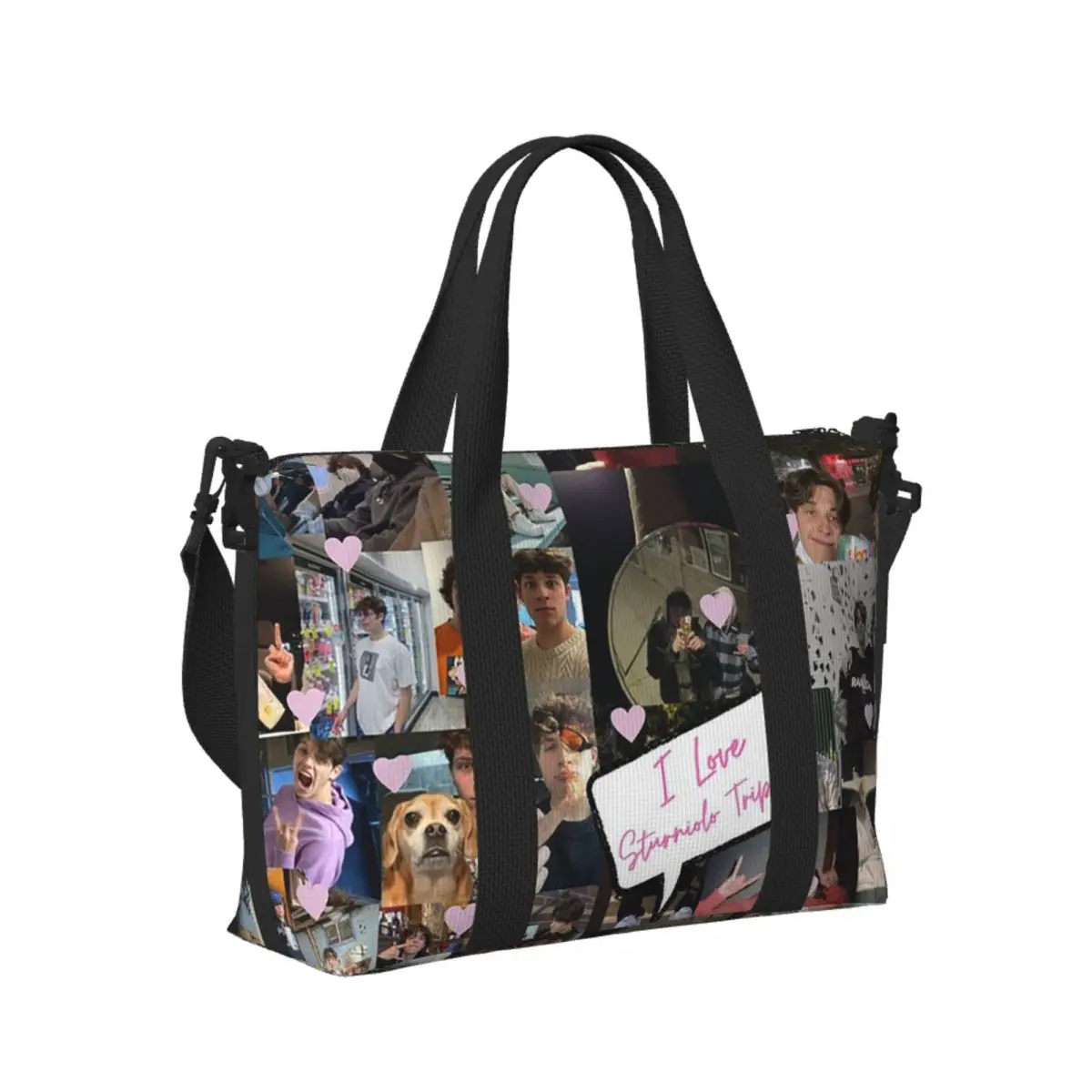 Sturniolo Triplets Cute Collage Beach Travel Bag Large Capacity Tote Bags for Gym Sport Women Shopping Duffle Shoulder Bag
Sturniolo Triplets Cute Collage Beach Travel Bag Large Capacity Tote Bags for Gym Sport Women Shopping Duffle Shoulder Bag
