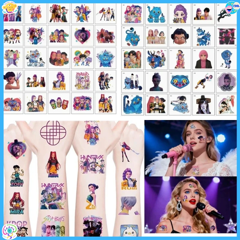 25/50 Kpop Devil Hunter Theme Temporary Tattoo Stickers Rumi Cute Waterproof Tattoo Birthday Party Gift
25/50 Kpop Devil Hunter Theme Temporary Tattoo Stickers Rumi Cute Waterproof Tattoo Birthday Party Gift