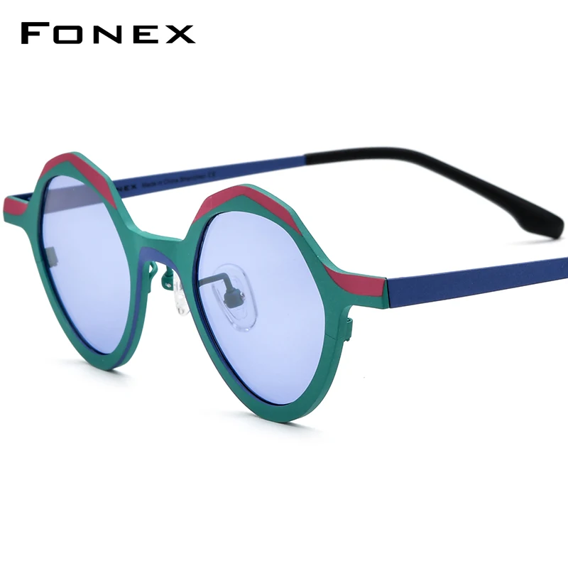 FONEX Titanium Sunglasses Men Retro Vintage Small Polygon Polarized Sun Glasses 2024 New Women UV400 Shades F85803T
FONEX Titanium Sunglasses Men Retro Vintage Small Polygon Polarized Sun Glasses 2024 New Women UV400 Shades F85803T