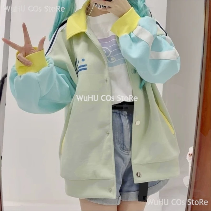 Movie Project SEKAI: COLORFUL STAGE! Feat. Coat T-shirt Pants Women Girls Halloween Mikuu Cosplay Costume Party Roleplay Suit
Movie Project SEKAI: COLORFUL STAGE! Feat. Coat T-shirt Pants Women Girls Halloween Mikuu Cosplay Costume Party Roleplay Suit