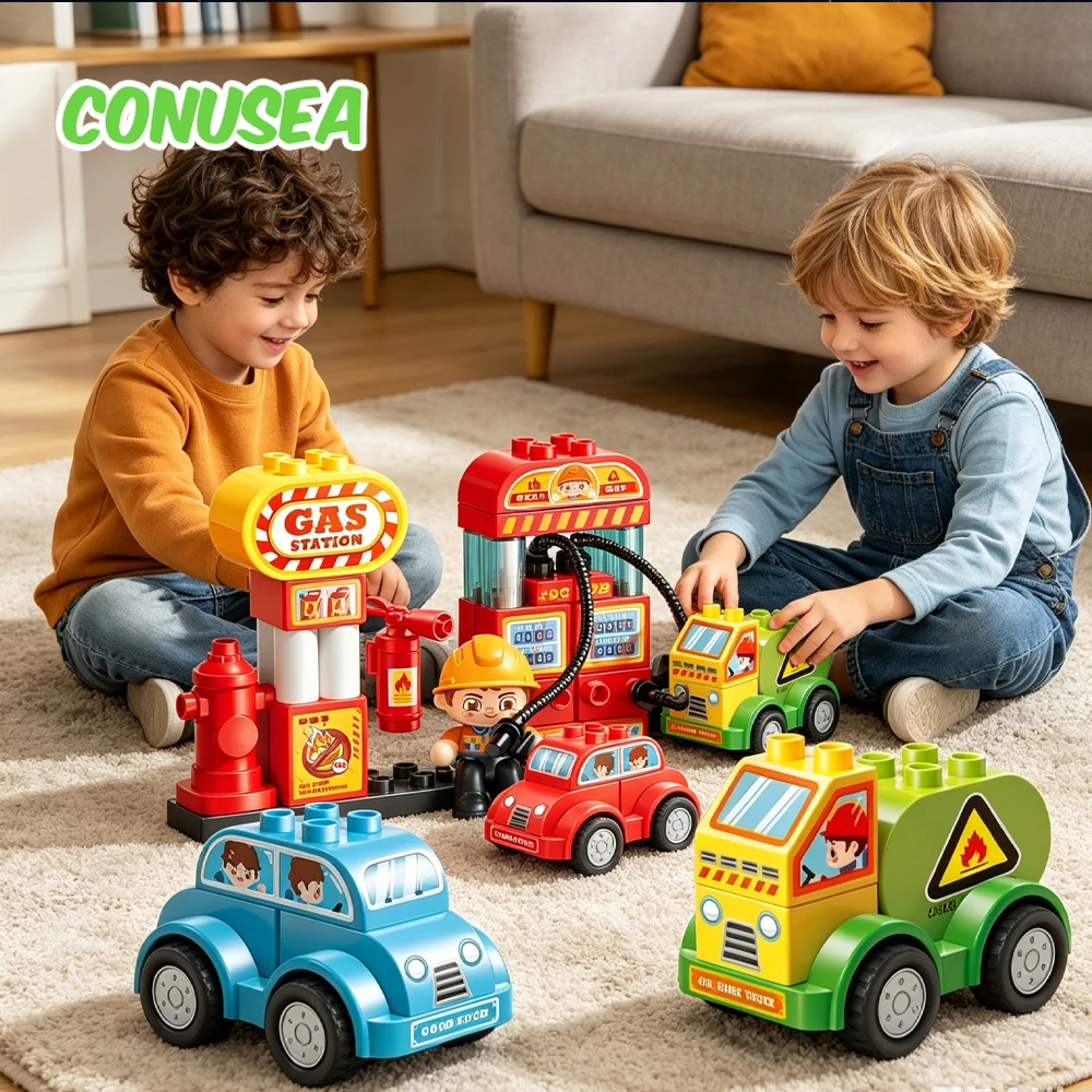 Gas Station Model 43pieces Building Block Construction Brick Novelty Educational Assembly Toy Games Child Children Boys Girls
Gas Station Model 43pieces Building Block Construction Brick Novelty Educational Assembly Toy Games Child Children Boys Girls