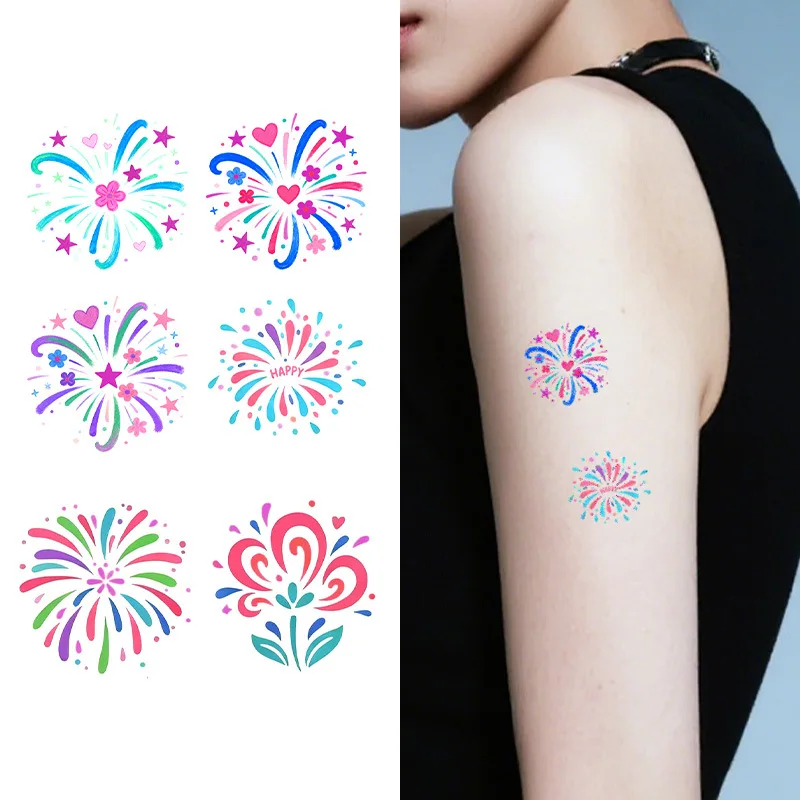 2026 Horse Year Glitter Tattoo, Chinese New Year Waterproof Body Sticker, Festive Firework Design, Temporary Holiday Decal
2026 Horse Year Glitter Tattoo, Chinese New Year Waterproof Body Sticker, Festive Firework Design, Temporary Holiday Decal