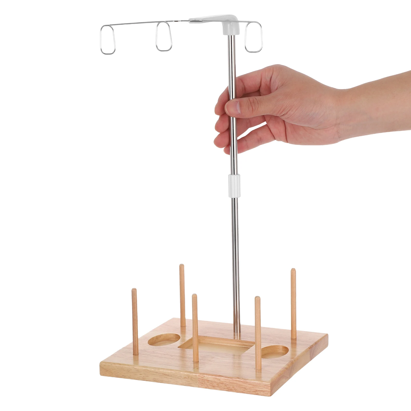 Solid Wood Wire Rack Sewing Spool Holder Thread Storage Racks Bracket Machine Organizer for
Solid Wood Wire Rack Sewing Spool Holder Thread Storage Racks Bracket Machine Organizer for