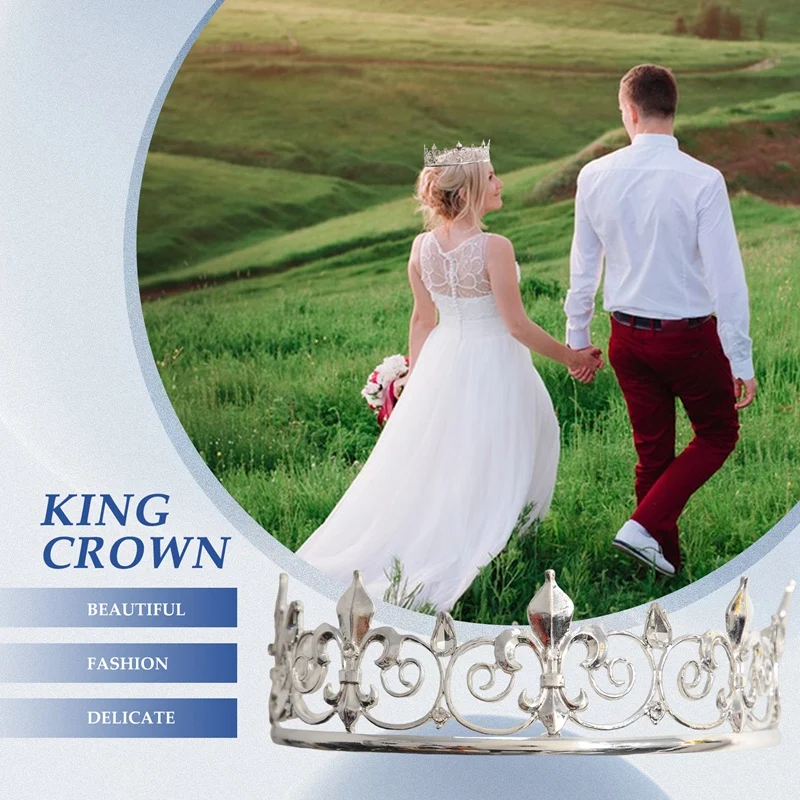 Royal King Crown For Men - Metal Prince Crowns And Tiaras, Full Round Birthday Party Hats,Medieval Accessories
Royal King Crown For Men - Metal Prince Crowns And Tiaras, Full Round Birthday Party Hats,Medieval Accessories