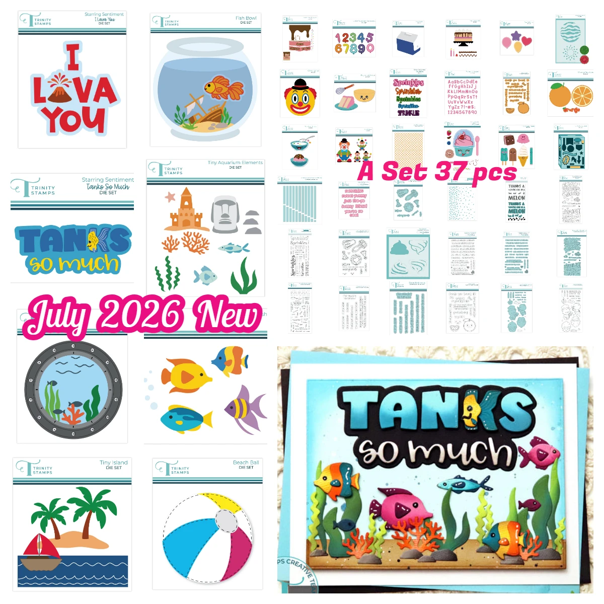 Trinity Porthole Beach Ball Tropical Fish Starring Sentiment Metal Cutting Dies for DIY Handmade Scrapbook Calendar July 2026new
Trinity Porthole Beach Ball Tropical Fish Starring Sentiment Metal Cutting Dies for DIY Handmade Scrapbook Calendar July 2026new