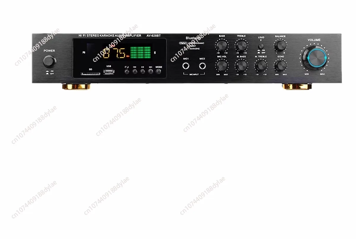 AV-628BT263 Household 5-channel audio power amplifier Customized 110V American and European Bluetooth Karaoke power amplifier
AV-628BT263 Household 5-channel audio power amplifier Customized 110V American and European Bluetooth Karaoke power amplifier
