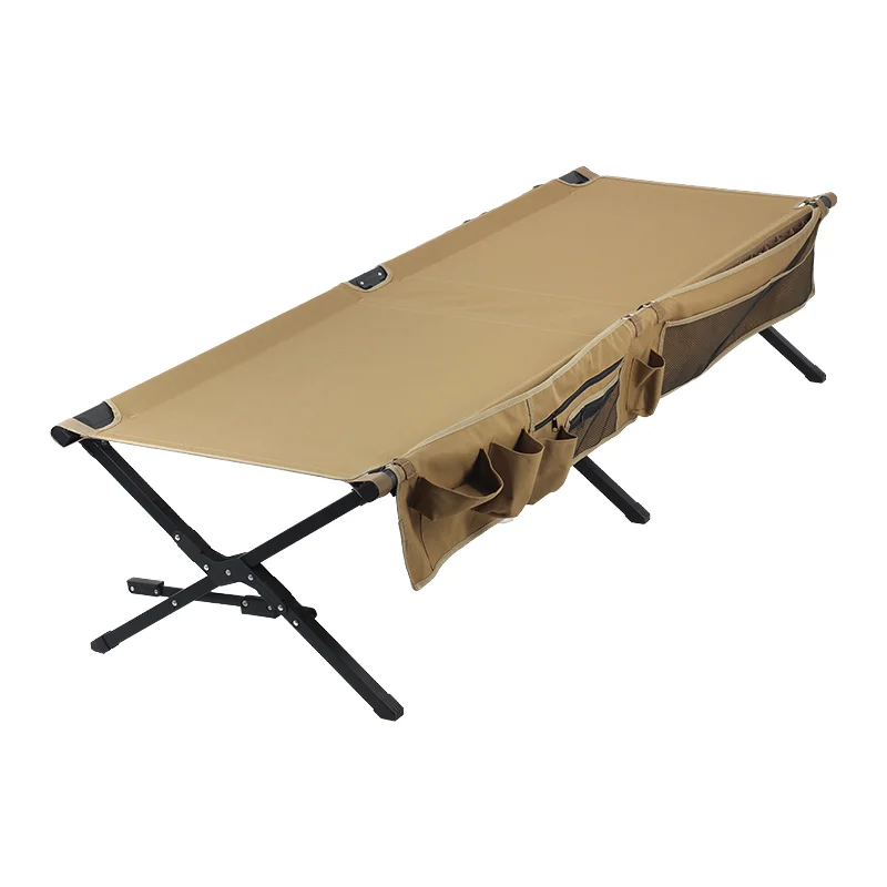 Custom logo Compact Travel Sturdy Outdoor Single Sleeping Bed Heavy Duty Lightweight Portable Camping Cot With Side Pocket
Custom logo Compact Travel Sturdy Outdoor Single Sleeping Bed Heavy Duty Lightweight Portable Camping Cot With Side Pocket