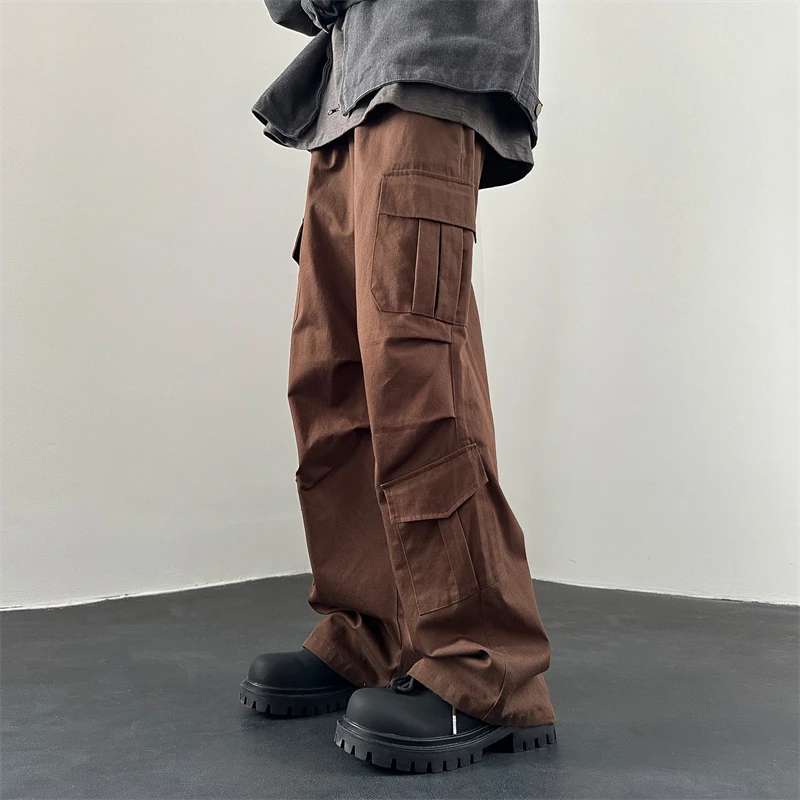 Мужские рабочие брюки в американском ретро-стиле, весенне-осенние, свободные, широкие, прямые, повседневные, длинные, модные, молодежные
Мужские рабочие брюки в американском ретро-стиле, весенне-осенние, свободные, широкие, прямые, повседневные, длинные, модные, молодежные