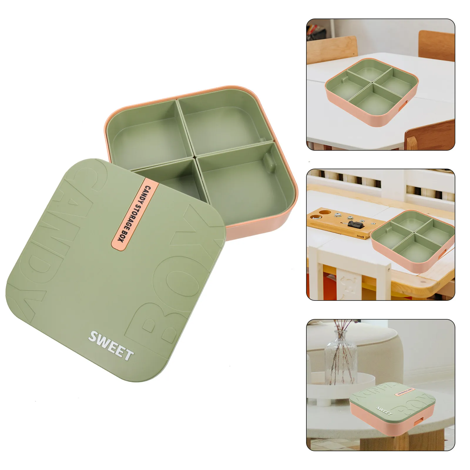 Контейнер для фруктов и закусок большой емкости из прочного материала с отделениями для кухни, столовой, пикника, свадьбы, конфет и орехов
Контейнер для фруктов и закусок большой емкости из прочного материала с отделениями для кухни, столовой, пикника, свадьбы, конфет и орехов