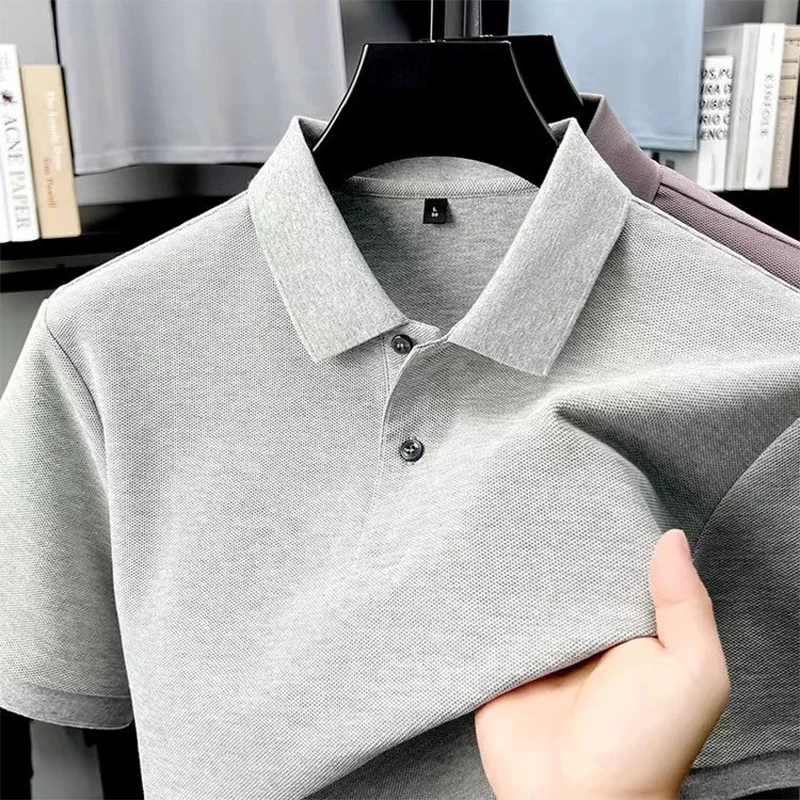 Высокое качество Мужская Рубашка Polo стопроцентно чистыми хлопчатобумажными рукавами летняя мода классическая многоцветная для гольфа Отдых Коммерческий футболка
Высокое качество Мужская Рубашка Polo стопроцентно чистыми хлопчатобумажными рукавами летняя мода классическая многоцветная для гольфа Отдых Коммерческий футболка