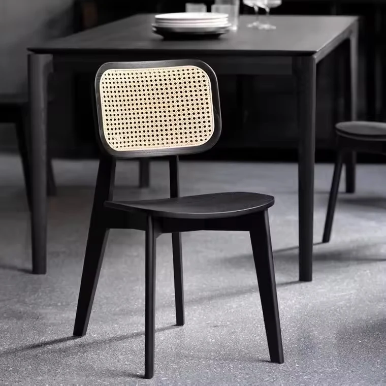 -For Living Room Wooden Black Rattan Nordic Rattan Chair Modern Banquet Cane Restaurant Cafe Rattan Dining Chair&
-For Living Room Wooden Black Rattan Nordic Rattan Chair Modern Banquet Cane Restaurant Cafe Rattan Dining Chair&
