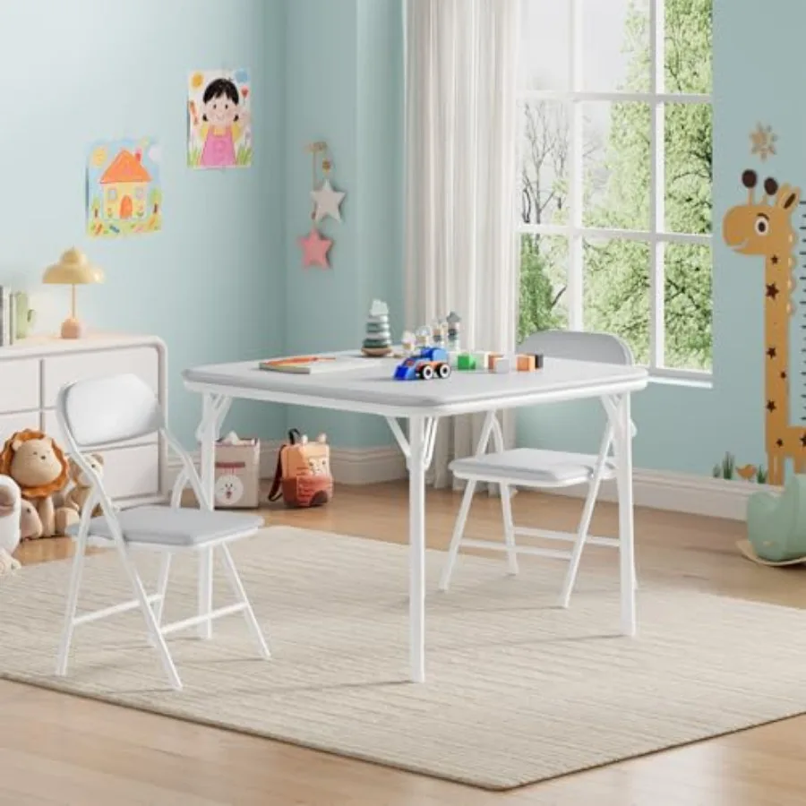 Folding Table and Chairs Set Activity Table and Chairs Set for Dining Room Daycare Classrooms
Folding Table and Chairs Set Activity Table and Chairs Set for Dining Room Daycare Classrooms