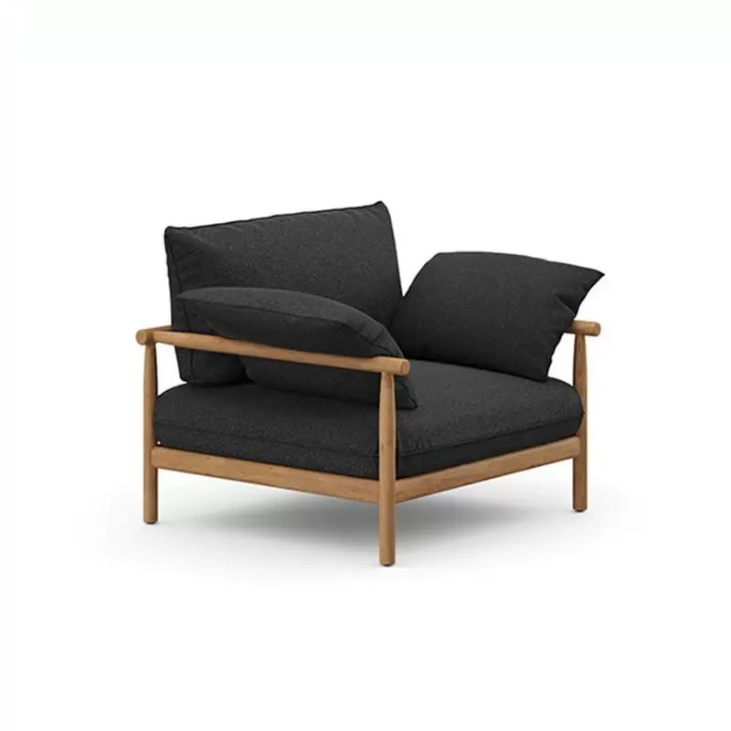 Outdoor teak sofa courtyard villa leisure furniture solid wood combination
Outdoor teak sofa courtyard villa leisure furniture solid wood combination