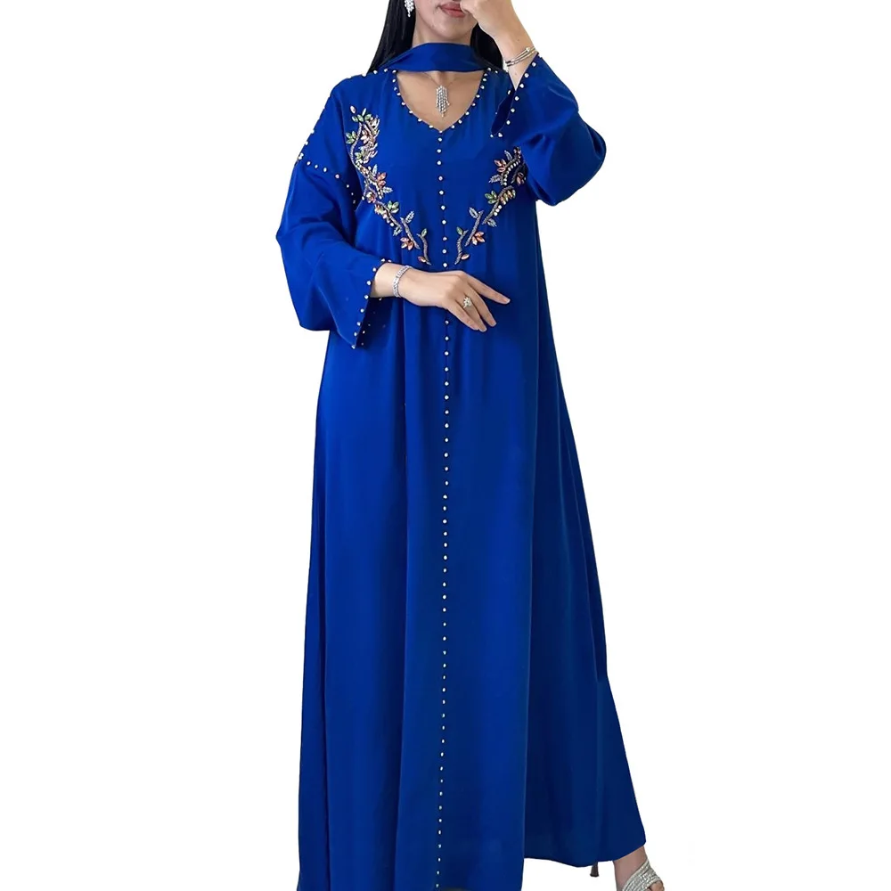 Xqy500480 New Handmade Lady Clothes V-neck Dress Boho Dresses 2026 Muslim Long Dress Robe Abaya Ramadan Dubai Luxury Islam Elega
Xqy500480 New Handmade Lady Clothes V-neck Dress Boho Dresses 2026 Muslim Long Dress Robe Abaya Ramadan Dubai Luxury Islam Elega