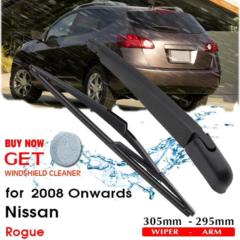 Car Rear Wiper Blades Back Windscreen Wiper Arm For Nissan Rogue Hatchback (2008-) 305mm,Windshield Auto Styling
Car Rear Wiper Blades Back Windscreen Wiper Arm For Nissan Rogue Hatchback (2008-) 305mm,Windshield Auto Styling