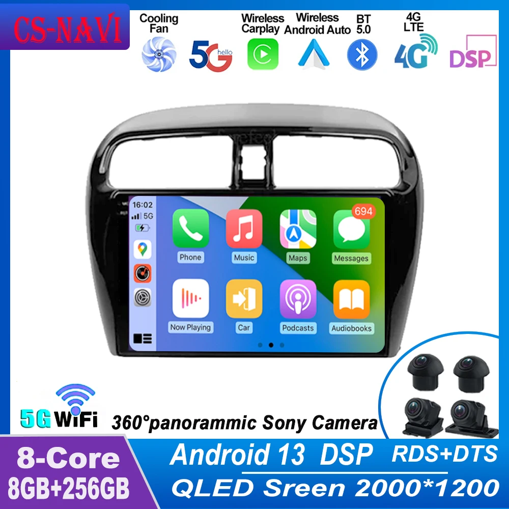 Android 13 For Mitsubishi Mirage Attrage 2012 -2018 Car Radio Multimedia Player Autoradio GPS Video Navigation 4G Carplay WIFI
Android 13 For Mitsubishi Mirage Attrage 2012 -2018 Car Radio Multimedia Player Autoradio GPS Video Navigation 4G Carplay WIFI