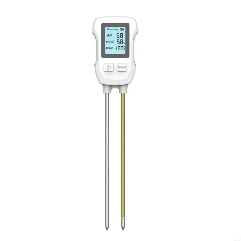 M6CF Soil Acidity Tester, 3 in 1 Acidity Moisture Acidity Temperature Tester Soil Tester Moisture Meter Plant Soil Tester
M6CF Soil Acidity Tester, 3 in 1 Acidity Moisture Acidity Temperature Tester Soil Tester Moisture Meter Plant Soil Tester