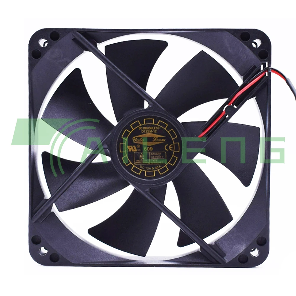 New original D12SM-12 DC 12V 0.30A 12cm 12025 COOLER 120*120*25MM power chassis silent fan
New original D12SM-12 DC 12V 0.30A 12cm 12025 COOLER 120*120*25MM power chassis silent fan