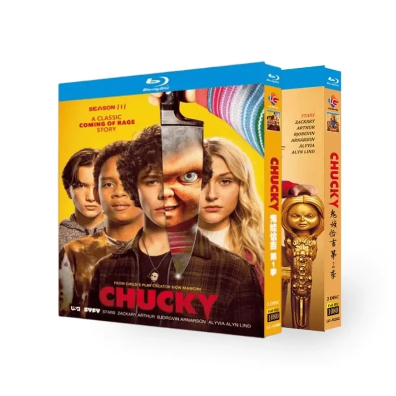 BD Blu-ray Ultra HD American TV Series Ghost Chucky Seasons 1–3 6 Discs DVD Box Set Chinese and English Subtitles
BD Blu-ray Ultra HD American TV Series Ghost Chucky Seasons 1–3 6 Discs DVD Box Set Chinese and English Subtitles