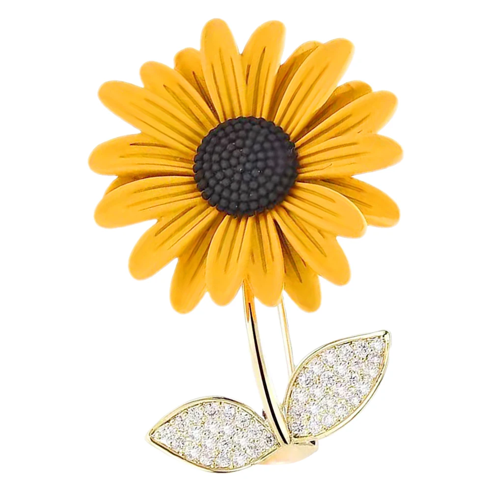 Sunflower Brooch Pin Decorative Brooches for Women Elegant Copper Jewelry Clothes Pins Accessories Unique Design Chic
Sunflower Brooch Pin Decorative Brooches for Women Elegant Copper Jewelry Clothes Pins Accessories Unique Design Chic