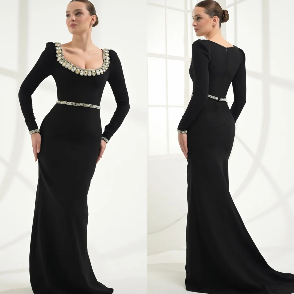 Customized Sparkle Jersey Sequined Pleat Trumpet Scalloped Long Dresses Evening Dresses Classic Formal High Quality Exquisite
Customized Sparkle Jersey Sequined Pleat Trumpet Scalloped Long Dresses Evening Dresses Classic Formal High Quality Exquisite