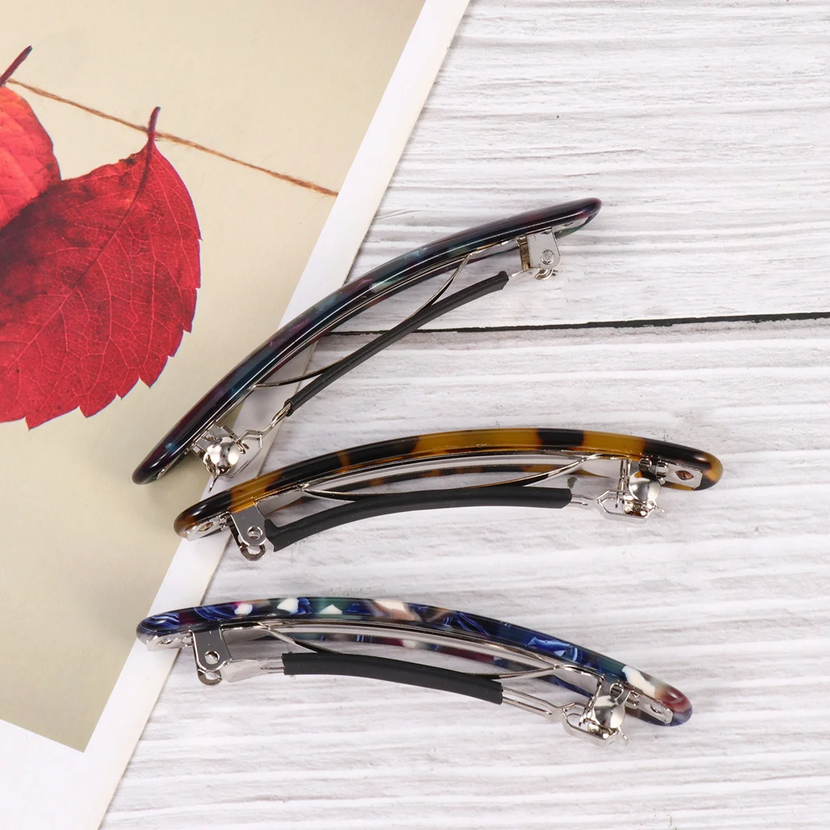 3Pcs Acetate Hairpin Stylish Non-Slip Hair Clips Women Hair Accessories Barrettes Party Wedding Styling Tools Acetate Hairpin
3Pcs Acetate Hairpin Stylish Non-Slip Hair Clips Women Hair Accessories Barrettes Party Wedding Styling Tools Acetate Hairpin
