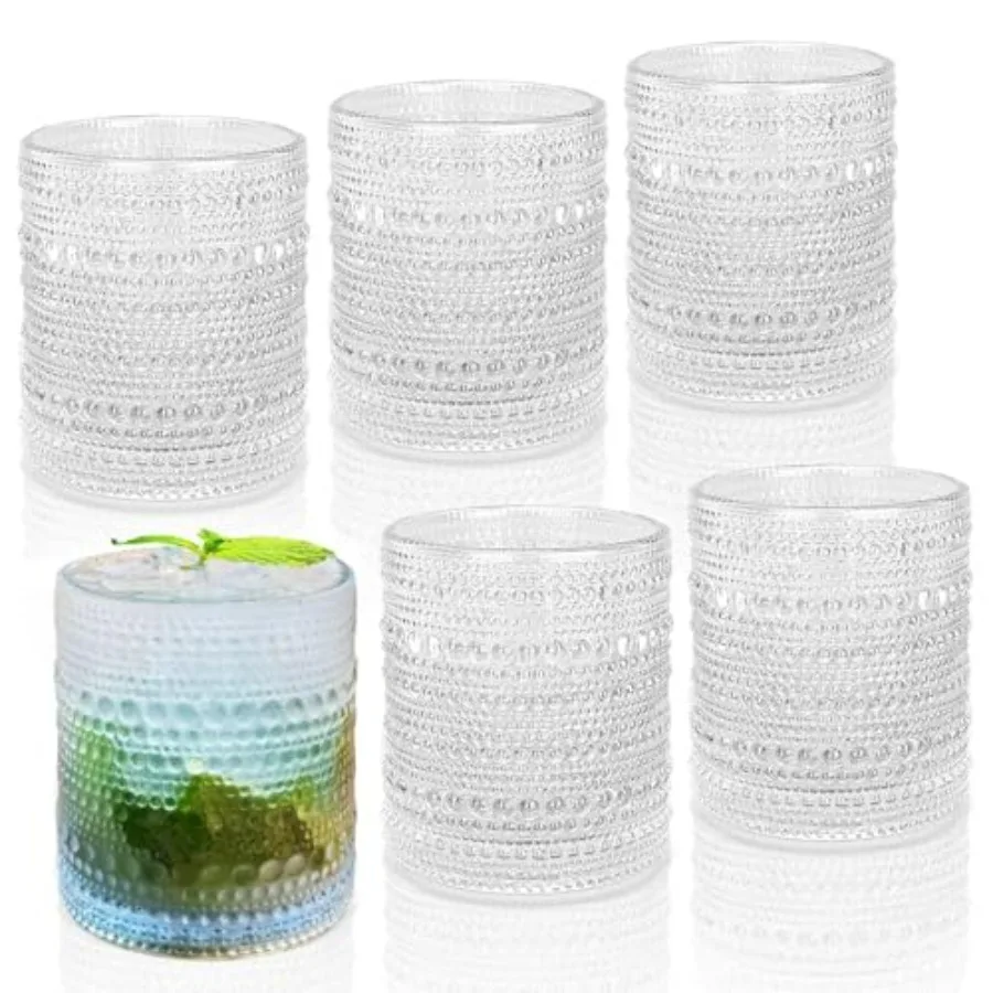 Hobnail Drinking Glasses Set of 6, 10 oz, Cocktail Glasses Vintage Glasses Drinking Set Glass Cups Mixed Drinkware Set Vintage
Hobnail Drinking Glasses Set of 6, 10 oz, Cocktail Glasses Vintage Glasses Drinking Set Glass Cups Mixed Drinkware Set Vintage
