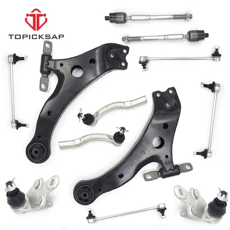 TOPICKSAP 12pc Front Lower Control Arm Tie Rod End Stabilizer Link Kits for Toyota Camry 2007 - 2011 4806906070 4806806070
TOPICKSAP 12pc Front Lower Control Arm Tie Rod End Stabilizer Link Kits for Toyota Camry 2007 - 2011 4806906070 4806806070