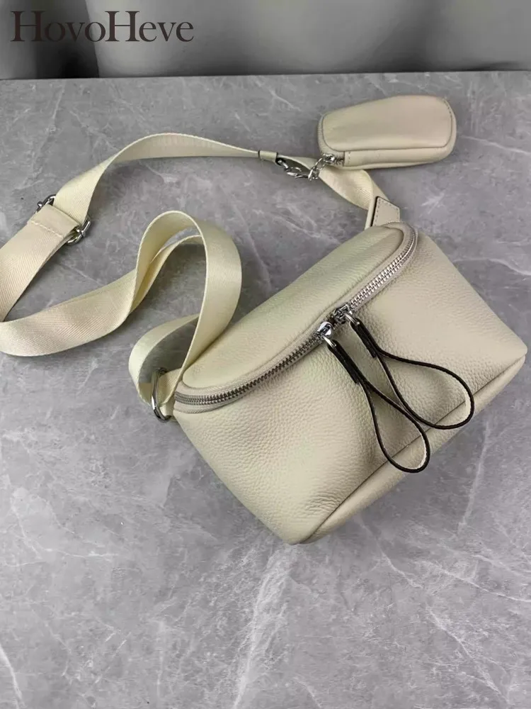 Womens Fashionable Wide Shoulder Belt Waist Bag Top Layer Cowhide Crossbody Bag Small Size Versatile Key Small Hanging Bag
Womens Fashionable Wide Shoulder Belt Waist Bag Top Layer Cowhide Crossbody Bag Small Size Versatile Key Small Hanging Bag